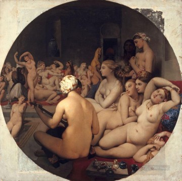 100 の偉大な芸術 Painting - ジャン・オーギュスト・ドミニク・アングル トルコ風呂